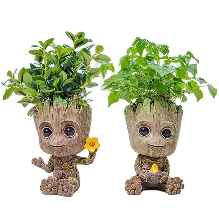 Decorazione della casa Artigianato Modello in miniatura Ufficio Desktop Display Cartoon Groot Figurine Artigianato Decor Albero Uomo Ornamento 5CM