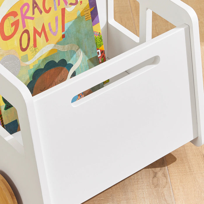 SoBuy KMB41-W scaffale per bambini scaffale per bambini libri stand giocattoli scaffale Scaffale per bambini BHT ca. 68x33x43 cm