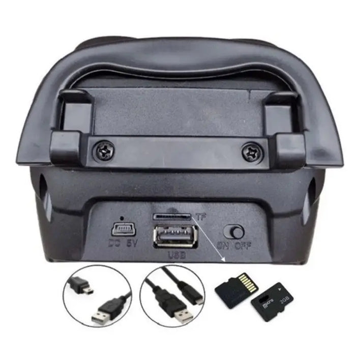 Caixa De Som Bluetooth portatile Com Radio AM/FM TF USB Kapbom KA-8001