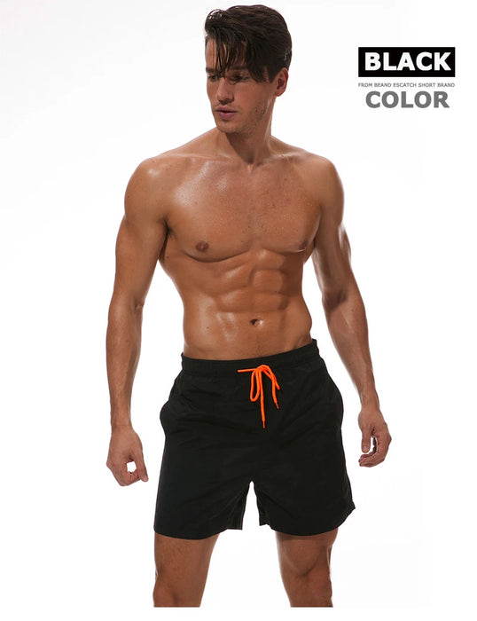 ESCATCH Costumi da bagno uomo Pantaloncini da bagno Tronchi Pantaloncini da surf da spiaggia Pantaloni da nuoto Costumi da bagno Pantaloncini da surf sportivi da corsa da uomo