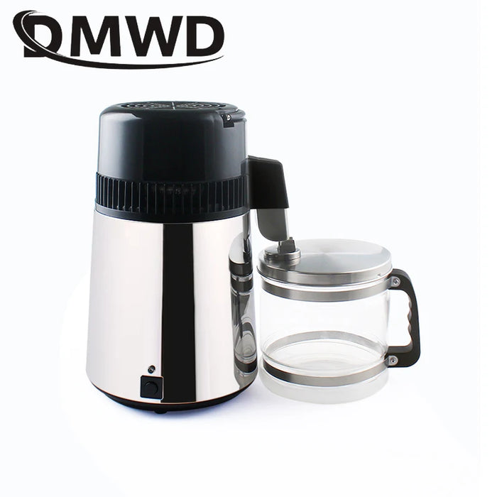 DMWD distillatore di acqua pura 4L filtro macchina per acqua distillata dentale in acciaio inox depuratore di distillazione elettrica brocca 110V 220V