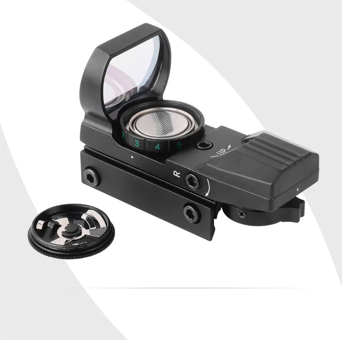 Hot 20mm Rail Cannocchiale da puntamento Ottiche da caccia Olografico Red Dot Sight Reflex 4 Reticolo Scope Collimatore Sight