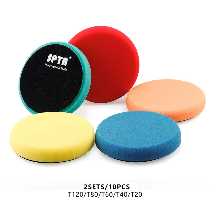 (Vendita all'ingrosso) SPTA 3 "/5"/6 "/7 "Spugna per auto Lucidatura Tampone per lucidatura piatto per auto Per DA/RO/GA Auto Buffer Lucidatore Lucidatura/Cere