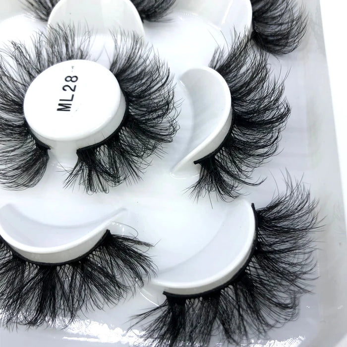 2023 Nuovo 5 paia ciglia finte naturali ciglia finte trucco lungo ciglia di visone 3d estensione ciglia ciglia di visone ciglia corte