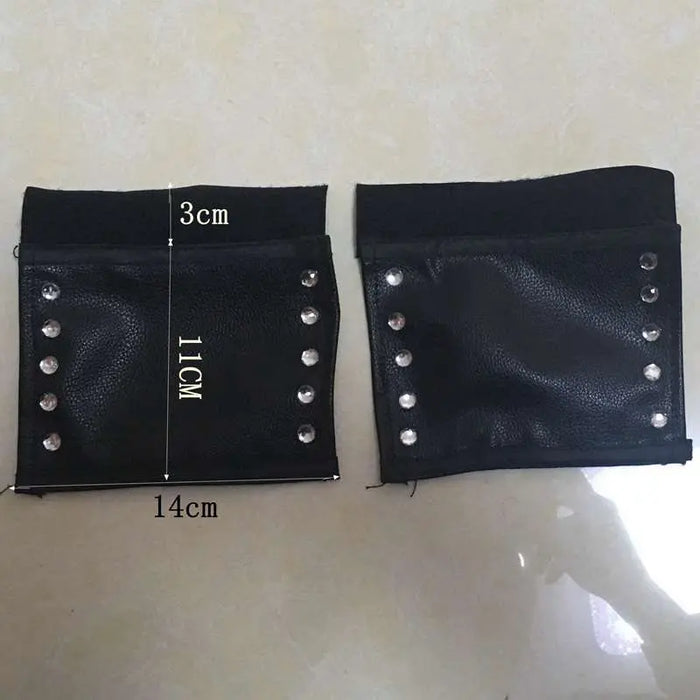 Maniglia per carrozzina per bambini Passeggino in pelle artificiale Custodia per bracciolo Custodia protettiva 2 pz/paia Passeggino generale 14 cm x 11 cm