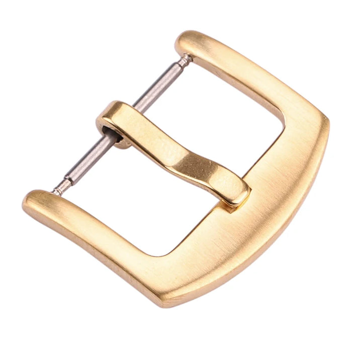 Cinturino per orologio in metallo con fibbia 16 18 20 22 24mm Cinturino per uomo Argento Nero Oro Chiusura in acciaio inossidabile Accessori