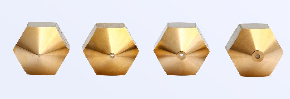 Trianglelab Ugello MK8 in ottone di alta qualità per stampanti 3D hotend Filamento da 1,75 mm J-testa cr10 blocco termico ender3 hotend m6 Filettatura