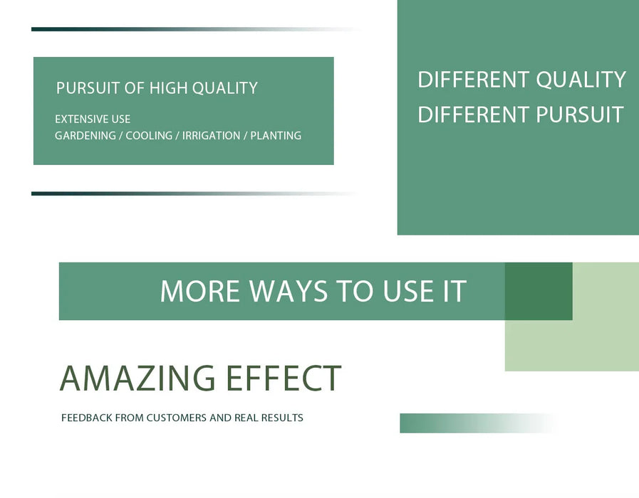 MUCIAKIE 50M-5M Sistema di irrigazione a goccia fai-da-te Irrigazione automatica Tubo da giardino Micro Kit di irrigazione a goccia con gocciolatori regolabili