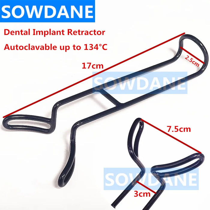 1 pezzo impianto dentale divaricatore labbra e guance strumento ortodontico chirurgico apri bocca autoclavabile in acciaio inossidabile