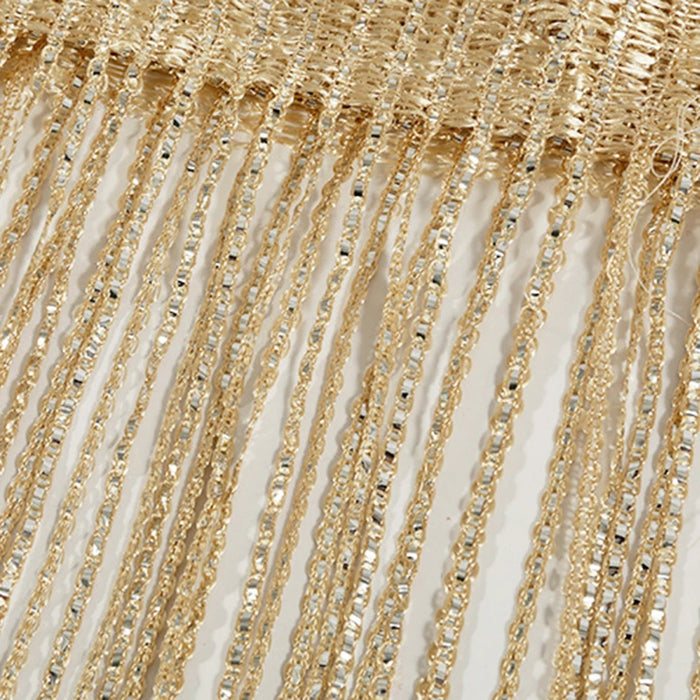 Hot Door and Window Panel Fly Screen frangia Room Screen nappa pannello perline tende decorazione della casa