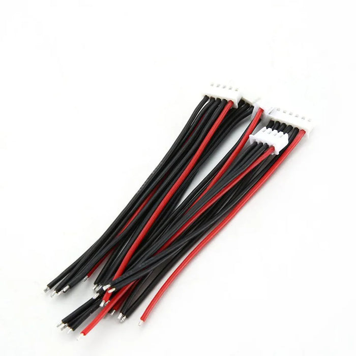 Buona Qualità 2s 3s 4s 5s 6s LiPo Batteria Bilanciamento Caricatore Spina Linea/Filo/Connettore 22AWG 100mm JST-XH Cavo Bilanciatore 5 Pezzi/lottp