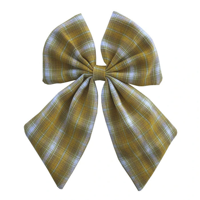 Fiocchi per capelli in cotone e lino Boutique Fermagli per capelli Neonate Donne Grandi mollette per fiocco da marinaio Fermagli per capelli Accessori per capelli Copricapo