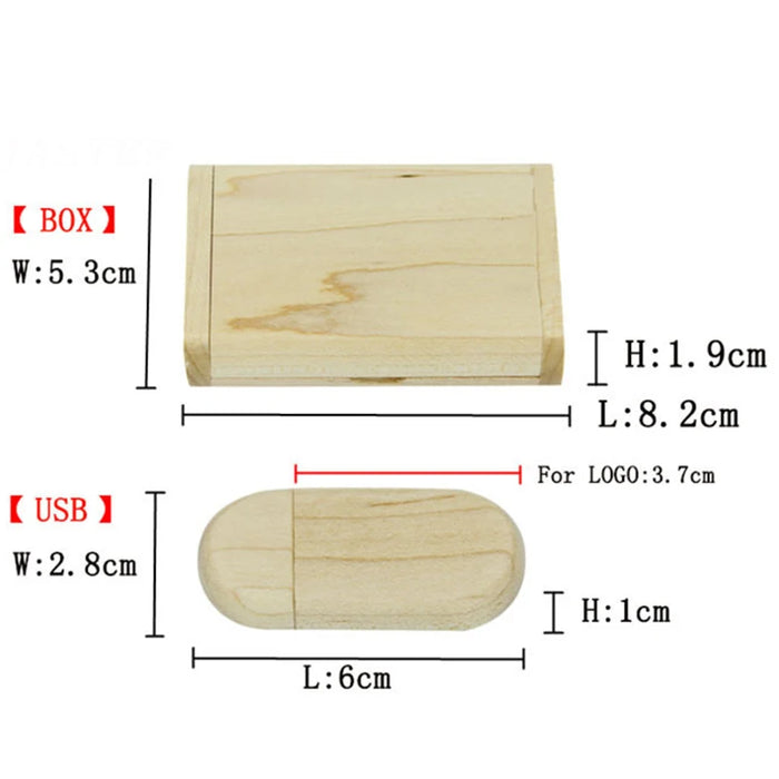 JASTER Logo in legno di alta qualità Incisione Chiavetta USB in legno 4 GB 8 GB 16 GB 32 GB 64 GB Regalo di nozze Scheda di memoria Flash Pen Drive