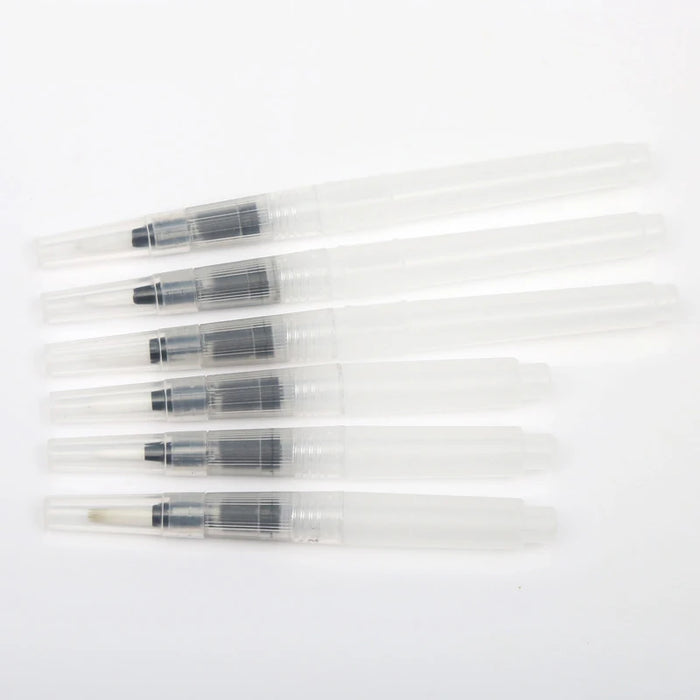 Ginflash Pennello ricaricabile Pennello ad acqua Penna a inchiostro Colore ad acqua Testa morbida Calligrafia Colori ad acquerello Pittura