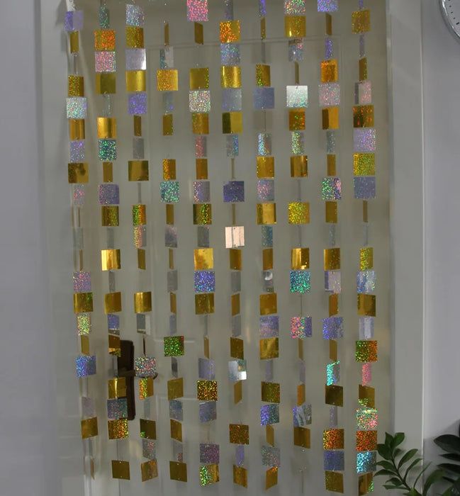 Forniture per feste festival Paillettes in PVC Tenda Interni Tende decorative Forniture per matrimoni fai-da-te