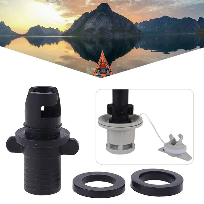 Pompa a pedale Kayak valvola ad aria gonfiabile HR adattatore per tubo remi accessori per barche in PVC tubo adattatore per valvola Sup
