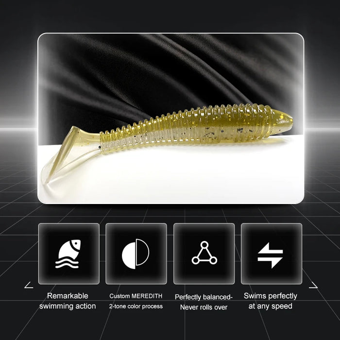 Hy Swing Impact FAT Fishing Lures 75mm 85mm 180mm Paddle Tail esche Wobbler Fishing soft Lure per bass Silicone Bait