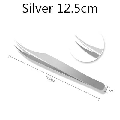Pinzette per cucina e bar in acciaio inossidabile da 30 cm Pinze per alimenti Cucina Pinzette mediche Strumento da bar