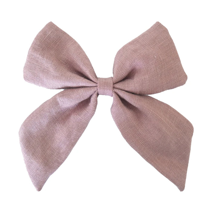 Fiocchi per capelli in cotone e lino Boutique Fermagli per capelli Neonate Donne Grandi mollette per fiocco da marinaio Fermagli per capelli Accessori per capelli Copricapo