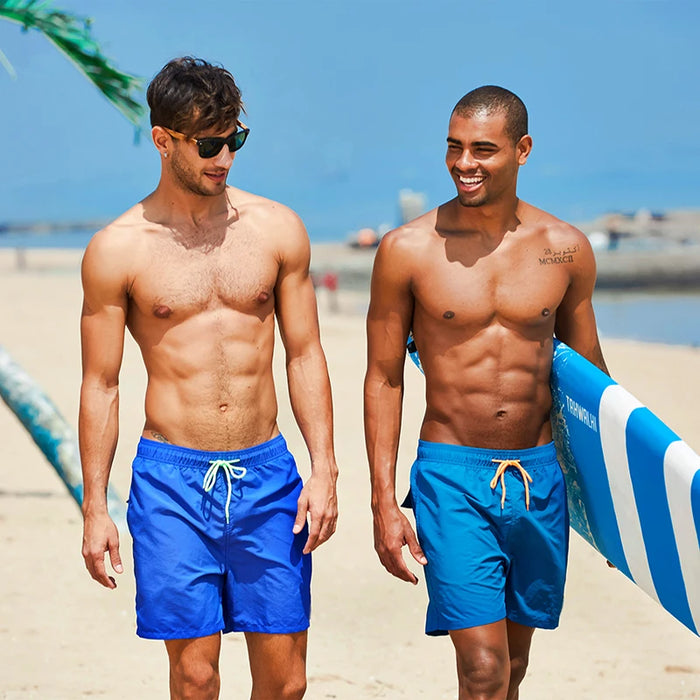 ESCATCH Costumi da bagno uomo Pantaloncini da bagno Tronchi Pantaloncini da surf da spiaggia Pantaloni da nuoto Costumi da bagno Pantaloncini da surf sportivi da corsa da uomo