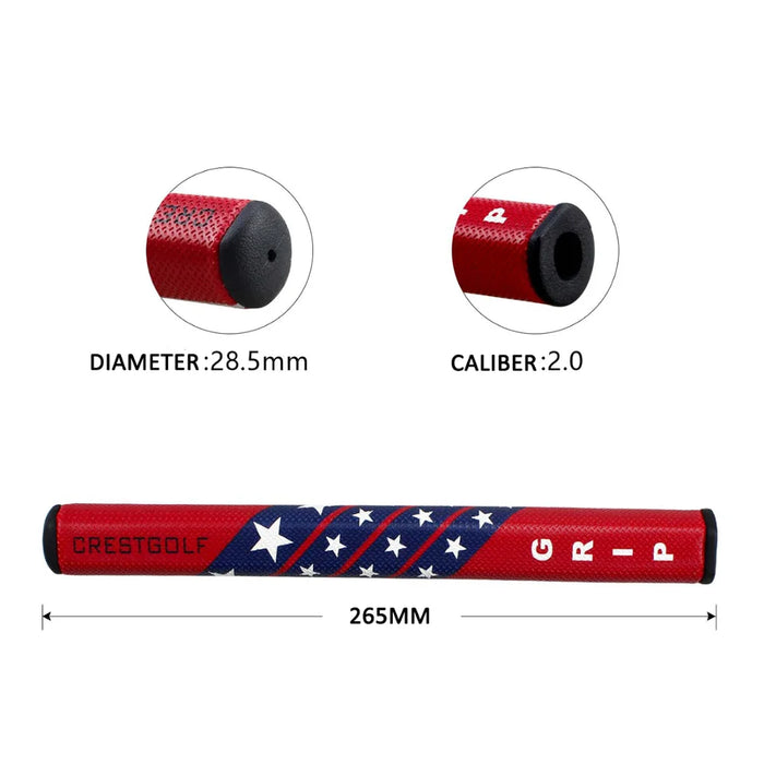 CRESTGOLF Nuove mazze da golf Grip 2.0 Golf Putter Grip Star Pattern PU Golf Grip Antiscivolo Golf Grip Sostituzione 1 pezzo