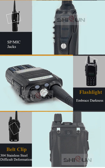 Aggiornamento BaoFeng UV-82 8W Opzionale 5W Baofeng UV 82 Walkie Talkie 10 KM Baofeng 8W Ham Radio 10KM Dual PTT 82HP UV-9R GT-3TP UV-5R