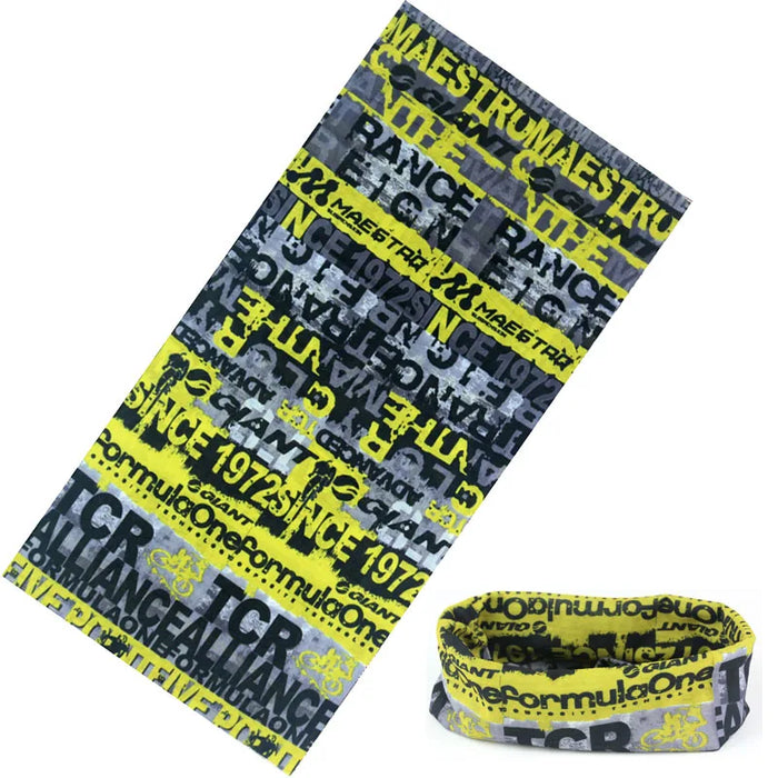 Sciarpa al collo con anello magico con teschio Fascia per capelli Bandana multifunzionale Viso Tubo tubolare senza cuciture Sciarpe unisex per uomo donna