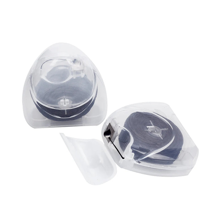 AZDENT 50m Carbone di Bambù Flosser Dentale Denti Puliti Filo Interdentale Denti Flosser Dente Pulito O Filo Bobina Incorporato