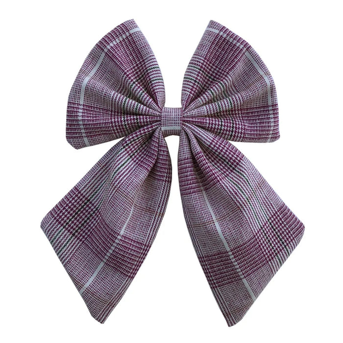 Fiocchi per capelli in cotone e lino Boutique Fermagli per capelli Neonate Donne Grandi mollette per fiocco da marinaio Fermagli per capelli Accessori per capelli Copricapo