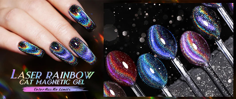 BORN PRETTY 1 Pz Forte Gatto Bastone Magnetico Manico Nero Piastra Effetto 9D Per Gatto Gel Magnetico Nail Art Board Strumento di Arte Del Chiodo FAI DA TE