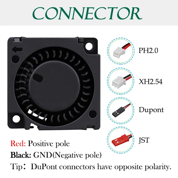 2 pezzi Gdstime DC 5V 12V 24V 30x30x10mm manica doppia sfera 1 pollice piccolo Mini ventilatore ventola di raffreddamento 30mm x 10mm 3cm 3010 stampante 3D