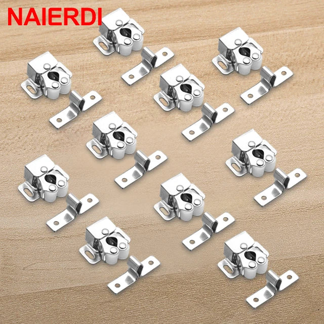 NAIERDI 2-10PCS Arresto di Portello Più Vicino Tappi Damper Buffer Magnete Fermo Per Armadio Per Il Guardaroba Ferramenteria E Attrezzi Accessori Per Mobili