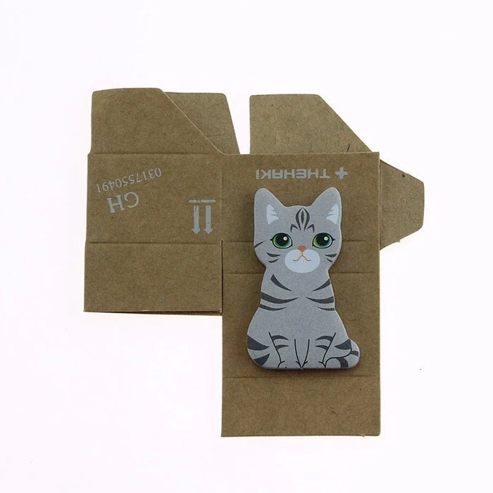 Grazioso gattino kawaii note adesive adesivo simpatico gattino blocco note memo pad ufficio postale scuola cancelleria fornitura gatto regalo divertente cane
