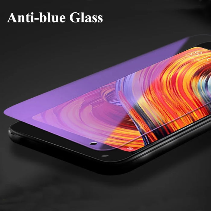 JGKK Per Xiaomi Mi Max 2 Max3 Della Miscela 3 Mix2S Copertura Completa Opaca Glassato Anti-blu In Vetro Temperato Per mi Mix2S Max2 Protezione Dello Schermo