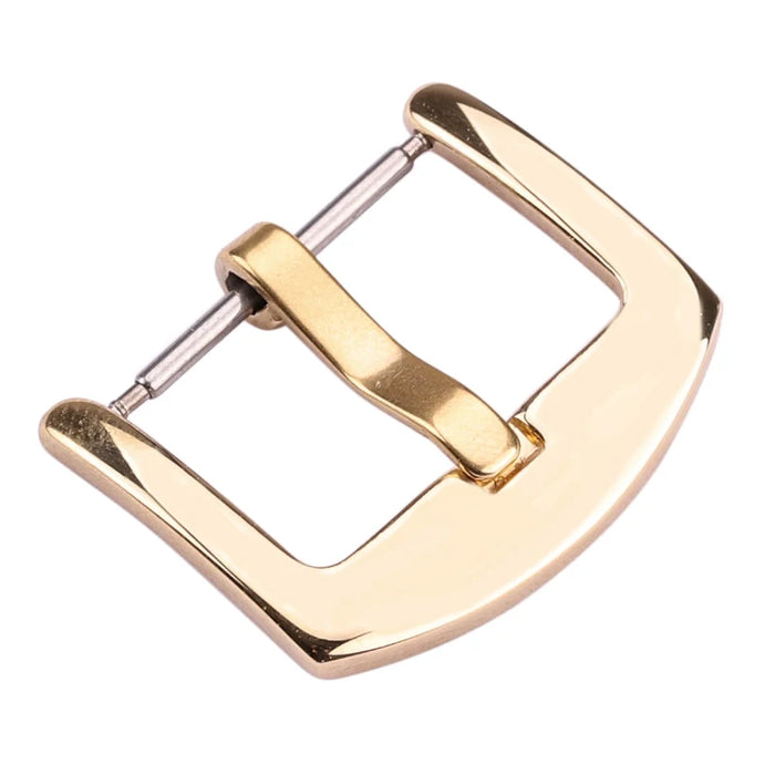 Cinturino per orologio in metallo con fibbia 16 18 20 22 24mm Cinturino per uomo Argento Nero Oro Chiusura in acciaio inossidabile Accessori