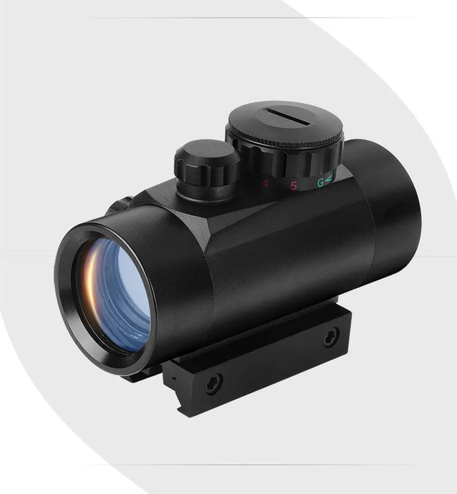 1x40 Red Dot Scope Sight Rifle scope Green Red Dot Collimatore Dot con 11mm/20mm Rail Mount Airsoft Air Hunting