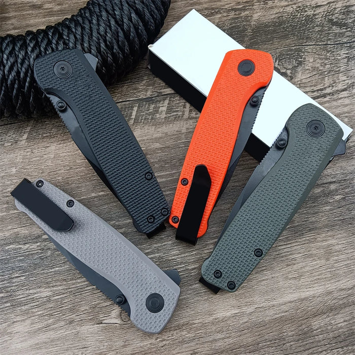 Convenient Survival Hunting Fishing Fruit Knife Nylon Fiber Handle High Hardness Mountaineering EDC Folding Knife