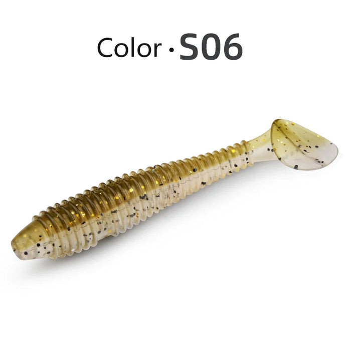 Hy Swing Impact FAT Fishing Lures 75mm 85mm 180mm Paddle Tail esche Wobbler Fishing soft Lure per bass Silicone Bait