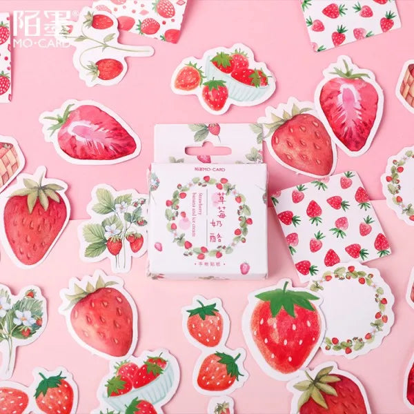 46 pezzi/pacco Viaggia da solo Mini adesivo di carta Decorazione album fai da te Diario Scrapbooking Etichetta adesiva Cancelleria Kawaii
