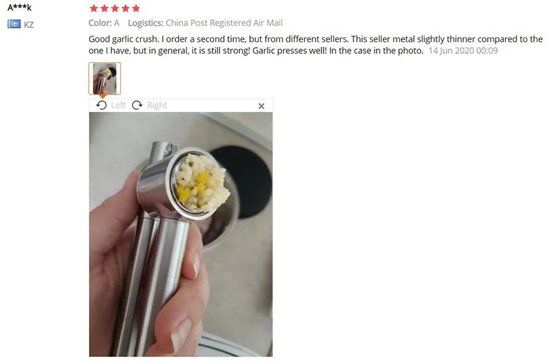 Spremiagrumi a mano in acciaio super Stanless, spremiaglio per aglio, frantoio, zenzero, affettatrice, schiacciapatate, gadget da cucina