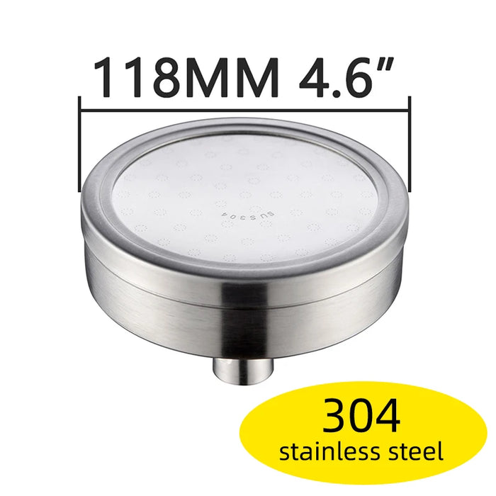 Ciencia Space soffione doccia rotondo in alluminio a risparmio idrico con filtro doccia staccabile può essere pulito