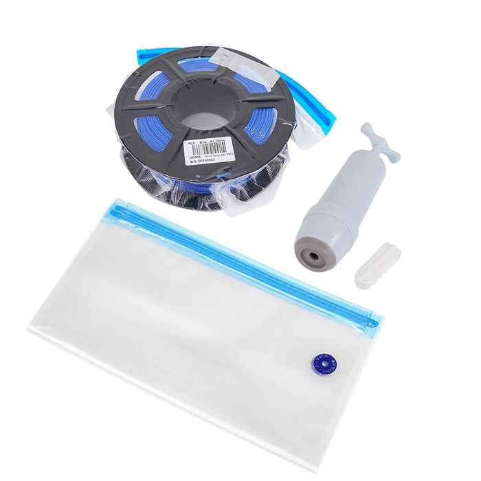 PLA ABS TPU PETG sacchetto per vuoto a filamento con maniglia pompa ad aria filamenti per stampante 3D essiccatore per sacchetti di stoccaggio mantenere accessori per la stampa 3D