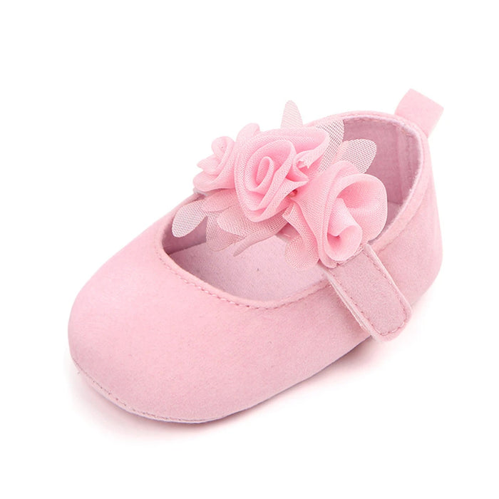 2025 nuove scarpe da bambino floreali carine per neonato ragazza da bambino scarpe da principessa suola morbida prewalker scarpe da bambino antiscivolo 0-18M
