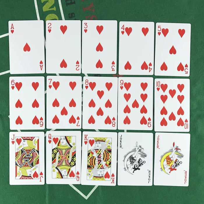 2 pz/lotto Baccarat Texas Hold'em carte da gioco in plastica resistente all'usura impermeabile Poker Card Board Bridge Poker Game Yernea