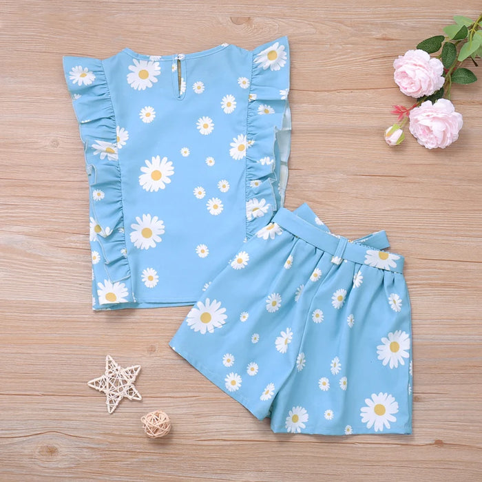 Vestiti per ragazze estate Toddler Girls Clothes 2 pezzi abiti abbigliamento per bambini per ragazze tuta per ragazze abbigliamento per bambini