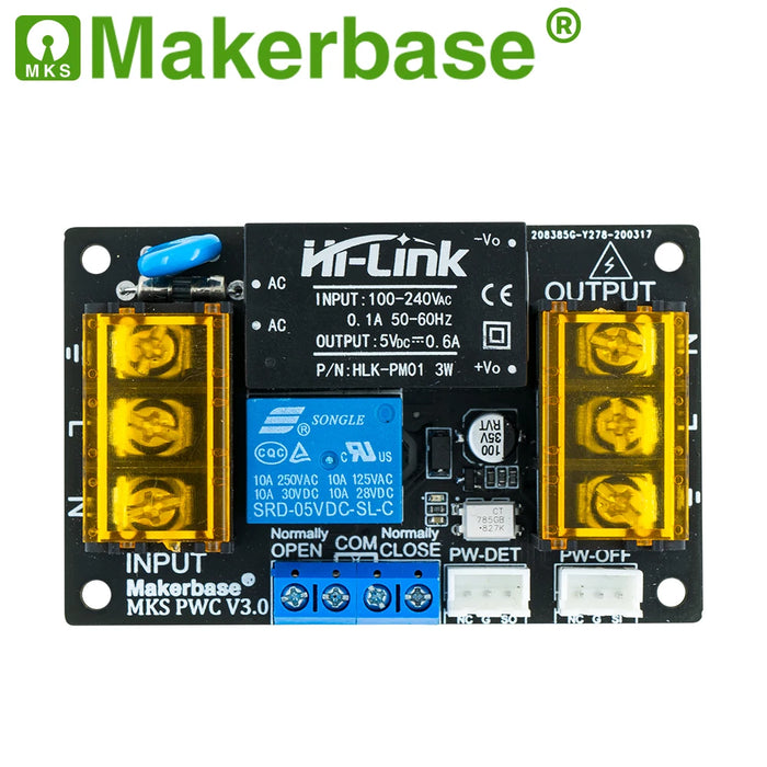 Makerbase MKS PWC di Monitoraggio di Alimentazione auto Power off Ha Continuato a Giocare Modulo automaticamente messo fuori di potere rilevare 3D parti della stampante