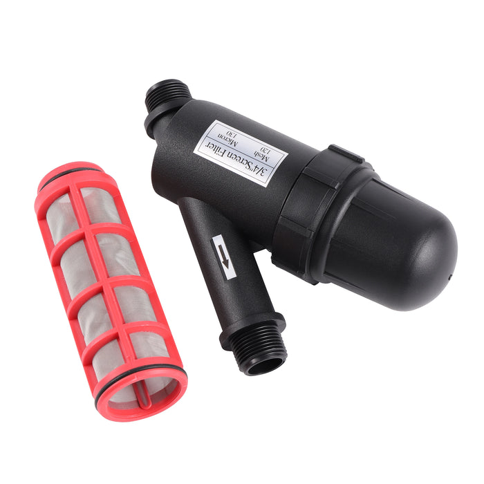 120 Mesh 3/4 "filtro per l'acqua con schermo filettato maschio filtro in acciaio inossidabile sistema di nebulizzazione per irrigazione da giardino filtro per impurità