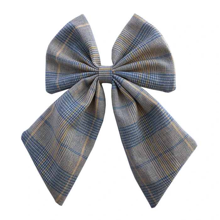 Fiocchi per capelli in cotone e lino Boutique Fermagli per capelli Neonate Donne Grandi mollette per fiocco da marinaio Fermagli per capelli Accessori per capelli Copricapo