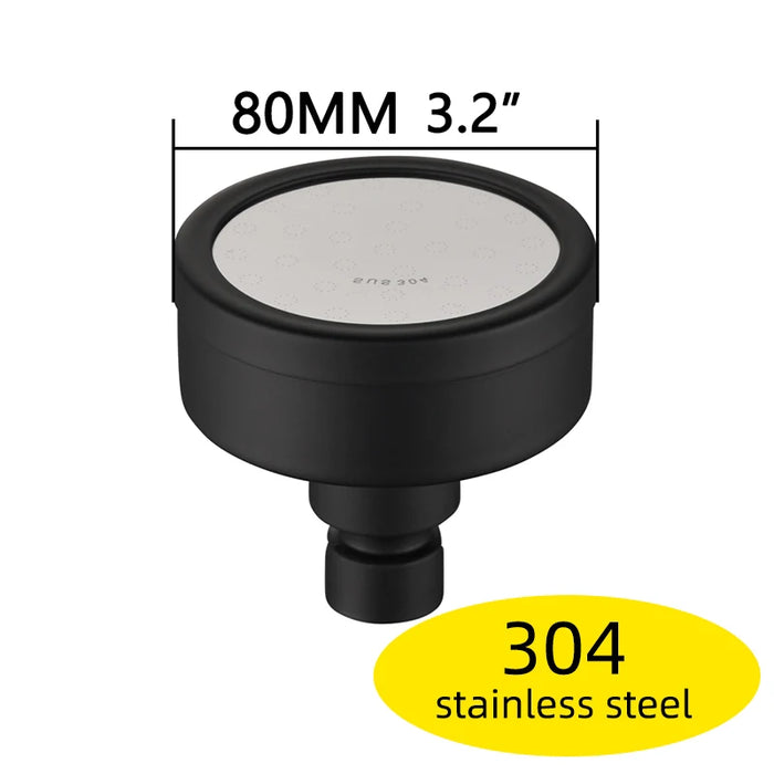 Ciencia Space soffione doccia rotondo in alluminio a risparmio idrico con filtro doccia staccabile può essere pulito
