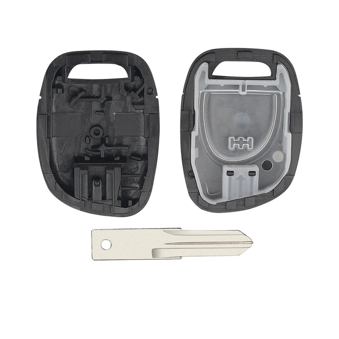 KEYYOU nuovo 1 pulsante Uncut Blade Remote Car Key Shell per Renault Twingo Clio Kangoo Master NO Chip Keyless Entry Fob Case